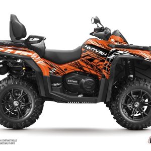 Kit Déco Quad Eraser CF MOTO CFORCE 1000 Orange Noir () 2018-2023