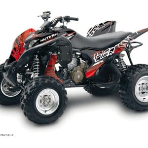 Kit Déco Quad Eraser Honda 700 TRX Rouge Blanc () 2007-2017