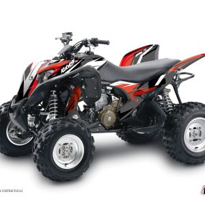 Kit Déco Quad Stage Honda 700 TRX Noir Rouge () 2007-2017