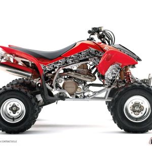 Kit Déco Quad Predator Honda EX 400 Noir Rouge () 2005-2007