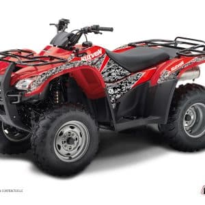 Kit Déco Quad Predator Honda Rancher 420 Noir Rouge () 2016-2023
