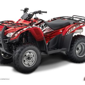 Kit Déco Quad Eraser Honda Rancher 420 Rouge Blanc () 2016-2023