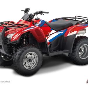 Kit Déco Quad Stage Honda Rancher 420 Bleu Rouge () 2016-2023