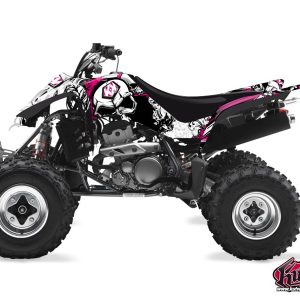 Kit Déco Quad Trash Kawasaki 400 KFX Noir Rose () 2004-2007