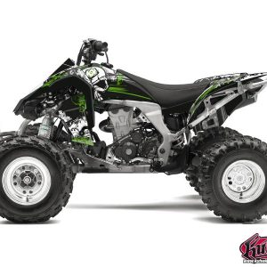 Kit Déco Quad Trash Kawasaki 450 KFX Noir Vert () 2007-2014