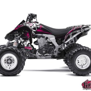 Kit Déco Quad Trash Kawasaki 450 KFX Noir Rose () 2007-2014