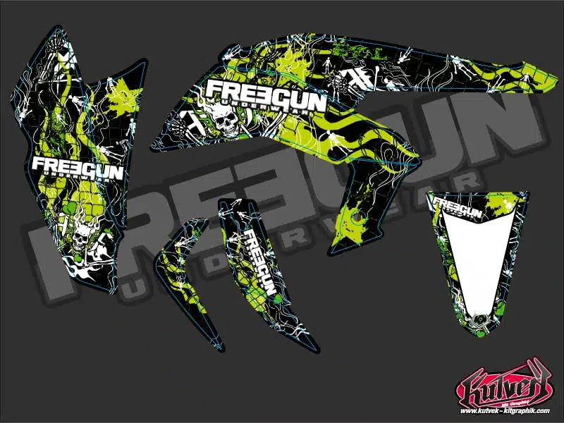 Kit Déco Quad Freegun Kawasaki 450 KFX () 2007-2014 – Image 2