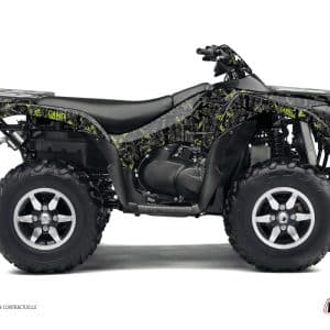 Kit Déco Quad Camo Kawasaki 650 KVF Noir Vert () 2007-2011