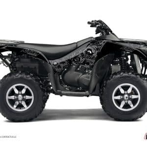 Kit Déco Quad Zombies Dark Kawasaki 650 KVF Noir () 2007-2011