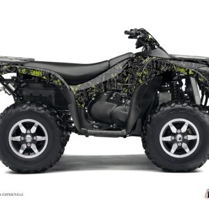 Kit Déco Quad Camo Kawasaki 750 KVF Noir Vert () 2012-2020