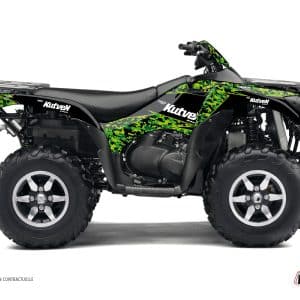 Kit Déco Quad Predator Kawasaki 750 KVF Noir Vert () 2012-2020