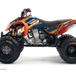 Kit Déco Quad Eraser KTM 450-525 SX Bleu Orange () 2009-2013