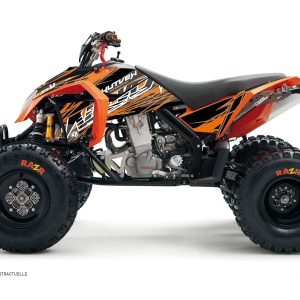 Kit Déco Quad Eraser KTM 450-525 SX Orange Noir () 2009-2013