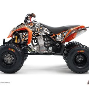 Kit Déco Quad Freegun Eyed KTM 450-525 SX Gris Orange () 2009-2013