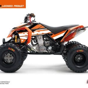 Kit Déco Quad Breakout KTM 450-525 SX Orange Blanc () 2009-2013
