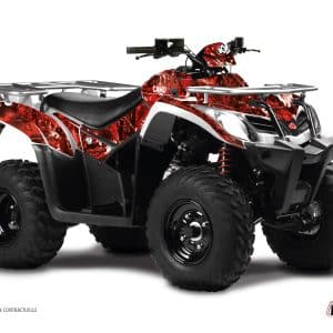 Kit Déco Quad Camo Kymco 250 MXU Rouge () 2004-2007