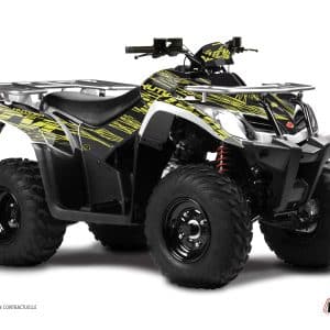 Kit Déco Quad Eraser Kymco 250 MXU Neon Gris () 2004-2007