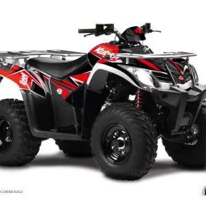 Kit Déco Quad Stage Kymco 250 MXU Rouge Noir () 2004-2007