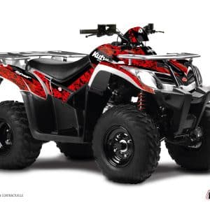 Kit Déco Quad Predator Kymco 300 MXU Rouge Noir () 2005-2019