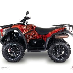 Kit Déco Quad Camo Kymco 550 MXU Rouge () 2013-2014