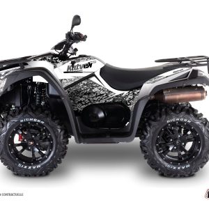 Kit Déco Quad Predator Kymco 550 MXU Blanc () 2013-2014