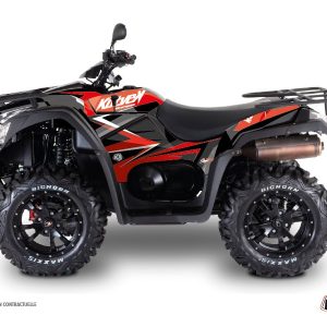 Kit Déco Quad Stage Kymco 550 MXU Rouge Noir () 2013-2014