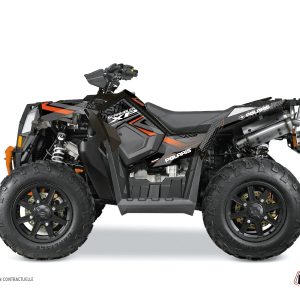 Kit Déco Quad Rock Polaris Scrambler 850-1000 XP Noir Orange () 2015-2016