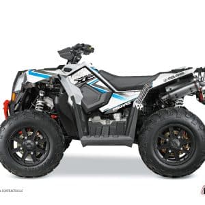 Kit Déco Quad Rock Polaris Scrambler 850-1000 XP Blanc Bleu () 2015-2016