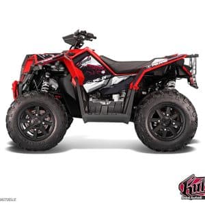 Kit Déco Quad Action Polaris Scrambler 850 XP Rouge FULL () 2015-2016