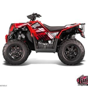 Kit Déco Quad Spirit Polaris Scrambler 850-1000 XP Rouge FULL () 2015-2016