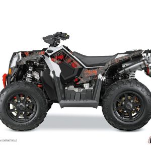 Kit Déco Quad Camo Polaris Scrambler 850-1000 XP Noir Rouge () 2015-2016