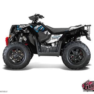 Kit Déco Quad Trash Polaris Scrambler 850-1000 XP Noir Bleu () 2015-2016