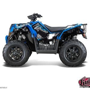 Kit Déco Quad Demon Polaris Scrambler 850-1000 XP Bleu FULL () 2015-2016