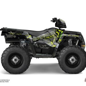 Kit Déco Quad Evil Polaris 450 Sportsman Gris Vert () 2018-2020