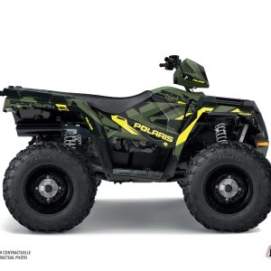 Kit Déco Quad Hidden Polaris 450 Sportsman Vert Jaune () 2018-2020
