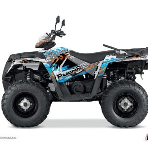 Kit Déco Quad Lifter Polaris 450 Sportsman Orange Bleu () 2018-2020