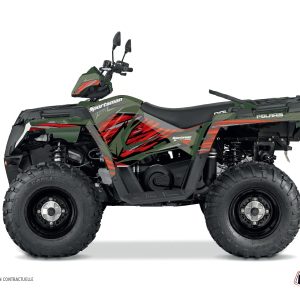 Kit Déco Quad Jungle Polaris 450 Sportsman Vert Rouge () 2018-2020