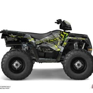 Kit Déco Quad Evil Polaris 450 Sportsman Gris Vert () 2021-2023