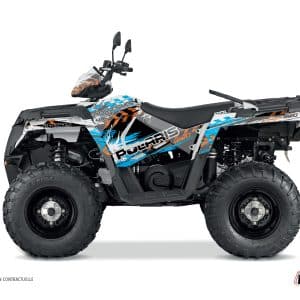 Kit Déco Quad Lifter Polaris 450 Sportsman Orange Bleu () 2021-2023