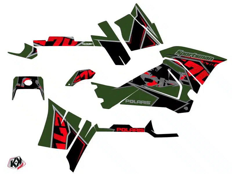 Kit Déco Quad Visor Polaris 570 Sportsman Touring Vert () 2014-2017 – Image 2