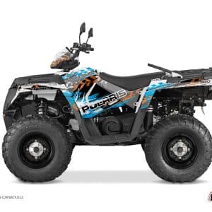 Kit Déco Quad Lifter Polaris 570 Sportsman Touring Orange Bleu () 2014-2017