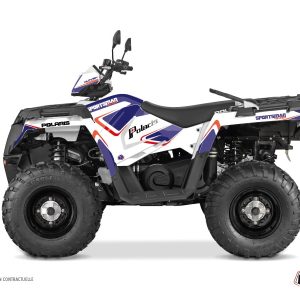 Kit Déco Quad Vintage Polaris 570 Sportsman Touring Bleu () 2018-2023