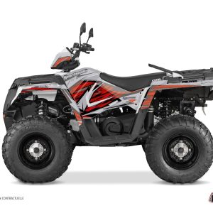 Kit Déco Quad Jungle Polaris 570 Sportsman Touring Gris Rouge () 2018-2023