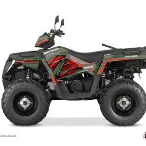 Kit Déco Quad Jungle Polaris 570 Sportsman Touring Vert Rouge () 2018-2023