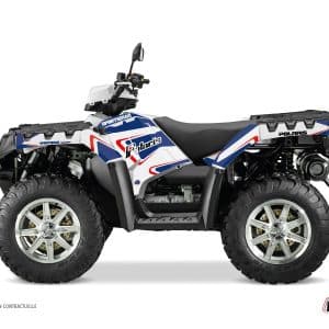Kit Déco Quad Vintage Polaris 550 Sportsman Forest Bleu () 2010-2012