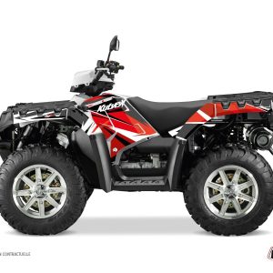 Kit Déco Quad Stage Polaris 550 Sportsman Forest Rouge () 2010-2012