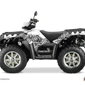 Kit Déco Quad Predator Polaris 550-850-1000 Sportsman Touring Blanc () 2010-2012