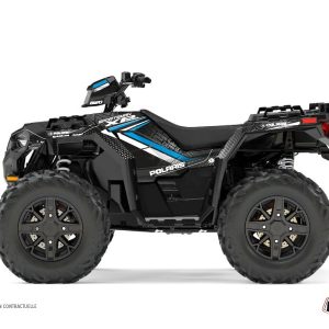 Kit Déco Quad Rock Polaris 850 Sportsman Forest Noir Bleu () 2009-2012