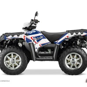 Kit Déco Quad Vintage Polaris 1000 Sportsman Forest Bleu () 2010-2012