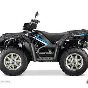 Kit Déco Quad Rock Polaris 1000 Sportsman Touring Noir Bleu () 2013-2023